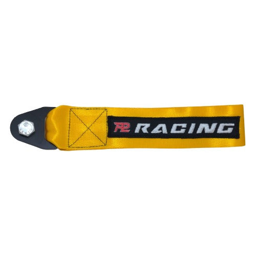 Tow Strap Hook Cinta Reboque Engate Parafusado - Amarelo