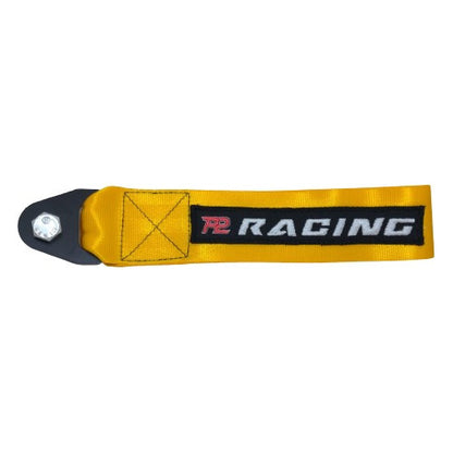 Tow Strap Hook Cinta Reboque Engate Parafusado - Amarelo