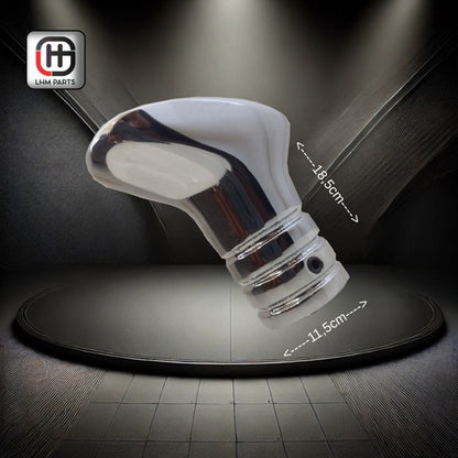 Manopla De Câmbio Alumínio Esportiva Snake Sem Ré Cromada