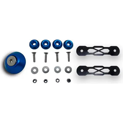 Trava De Para-choque Chapa Preto - Azul (aplicação)