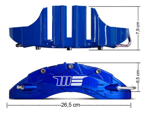 Capa De Pinça Freio Grande A Partir Aro 16 -2 Peças  Logo M3