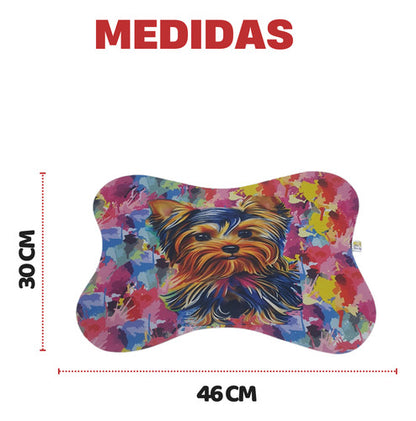 Tapete Comedouro Pet Americano Para Tigelas Cachorro Gato