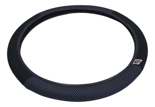 Capa De Volante Esportiva Ventilada P/ Carro 38cm Costurada