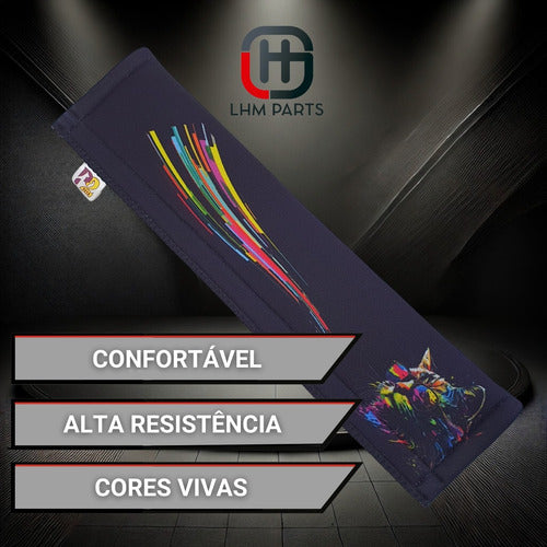 Protetor Cinto De Segurança Para Carro 2 Un Neoprene Capa