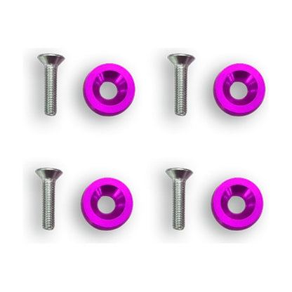 Kit Tow Strap+trava Parachoque+tampa Válvula Parafuso - Rosa