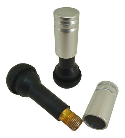 Tampa De Valvula Pneu Carro Redonda (kit 4pçs) Bico - 2,5cm