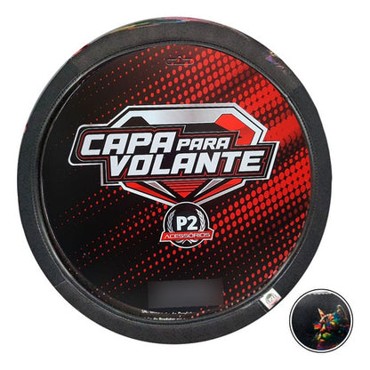 Capa De Volante Em Neoprene Preto - Gato Óculos