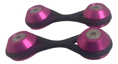 Jogo De Trava De Para-choque Decorativas Anilha  - Roxo