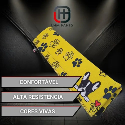 Protetor Para Cinto Segurança Automotivo Kit 2 Un Capa