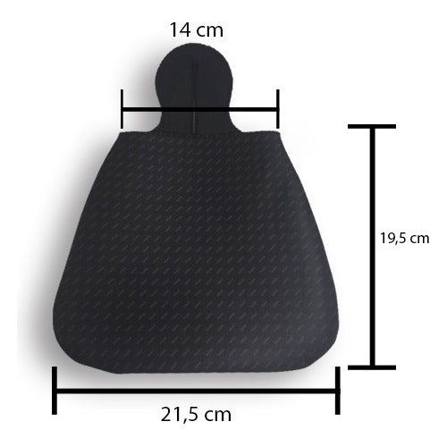 Lixeira De Carro Auto Em Neoprene - Lixocar - Cinza