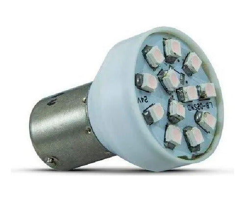 Lâmpada Led 24v Luz Branca  Lanternas E Freios- Kit 10unid.