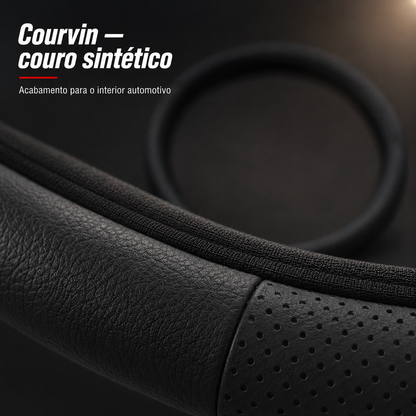 Capa de Volante Esportiva em Courvin (Couro SIntético) 38cm