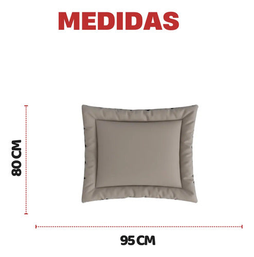 Caminha Pet Porte Grande Almofada Cama Cachorro/gato G Bege Liso