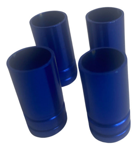 Tampa De Valvula Pneu Carro Redonda (kit 4pçs) Bico - 2,5cm