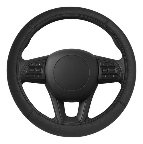 Capa De Volante Em Courvin Couro Esportivo P/carro Universal
