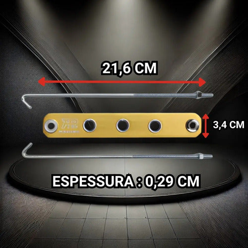 Trava Fixador Bateria Automotiva - Suporte Bateria Com Haste