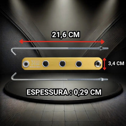 Trava Fixador Bateria Automotiva - Suporte Bateria Com Haste