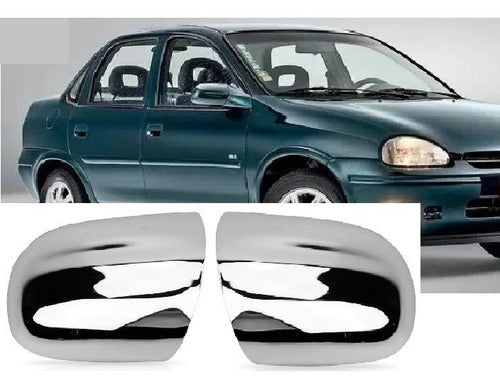 Aplique Cromado Retrovisor Corsa 1994 Até 2001