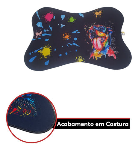 Tapete Comedouro Pet Antiderrapante Americano Cachorro Gato