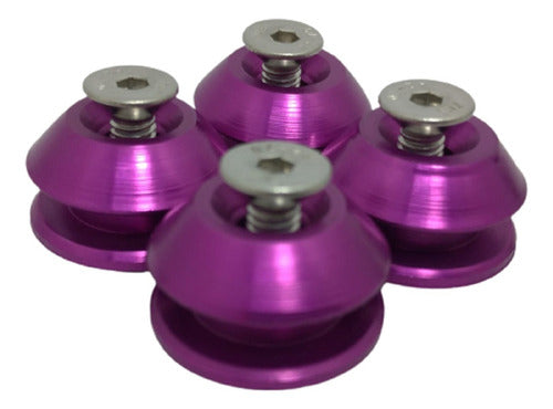 Trava De Para-choque Anilha  Quick Realease - Roxo