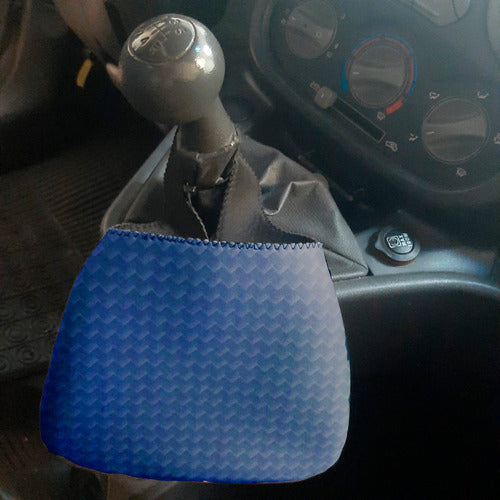 Lixeira De Carro Auto Em Neoprene - Lixocar - Azul