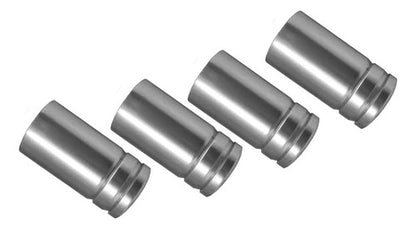 Tampa De Valvula Pneu Carro Redonda (kit 4pçs) Bico - 2,5cm