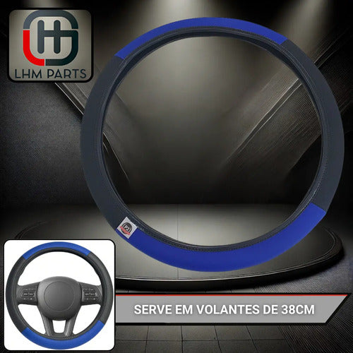 Capa De Volante Esportiva Courvin Couro P/ Carro Universal