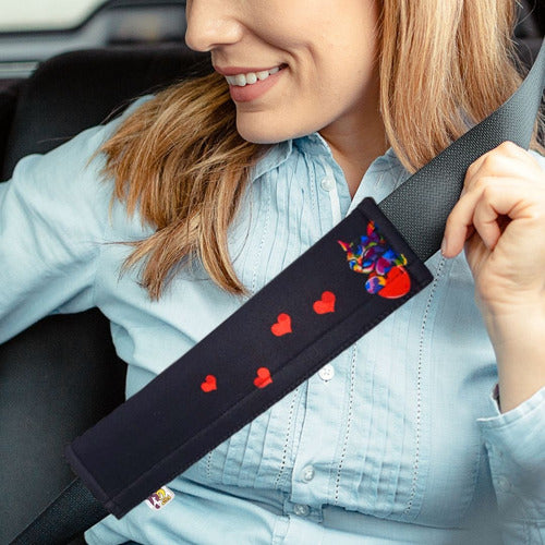 Protetor Cinto De Segurança Para Carro 2 Un Neoprene Capa