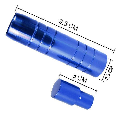 Manopla Freio De Mão Alumínio Anodizada Com Pino