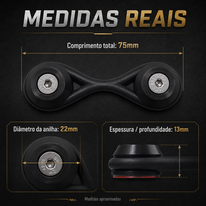 Trava de Para-choque Quick Release Decorativa