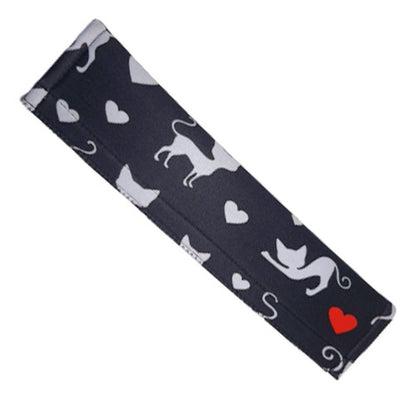 Protetor Cinto Segurança Adulto E Infantil  Gato Branco