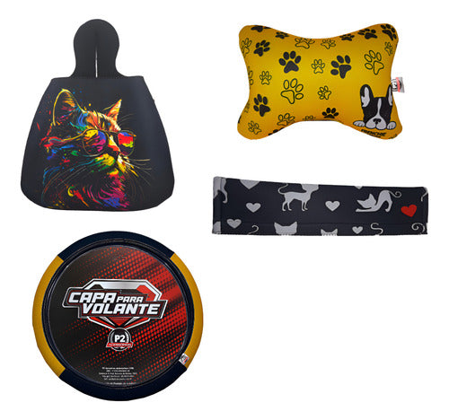 Capa Volante, Protetor Cinto, Lixeira E Almofada Em Neoprene