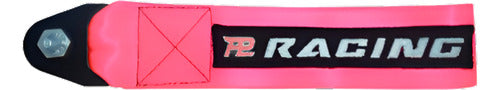 Tow Strap Hook Cinta Reboque Engate Parafusado - Rosa