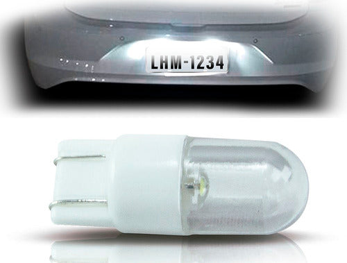 Kit 10 Lâmpadas Esmagada Grande Pingão Led Branco 24v
