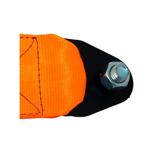 Tow Strap Hook Cinta Reboque Engate Parafusado - Laranja