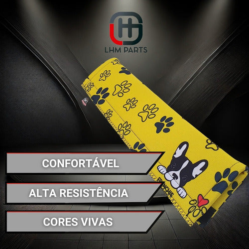 Protetor Cinto De Segurança Para Carro 2 Un Neoprene Capa