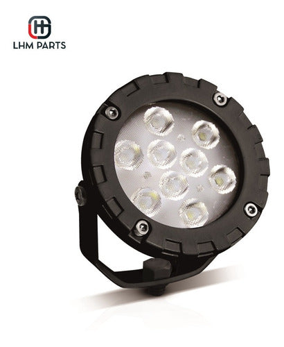 Farol De Milha Power Led Redondo 12v/24v 60w - Luz Branca