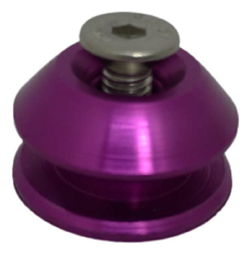 Trava De Para-choque Anilha  Quick Realease - Roxo