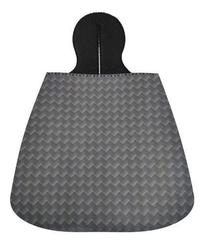Lixeira De Carro Auto Em Neoprene - Lixocar - Cinza