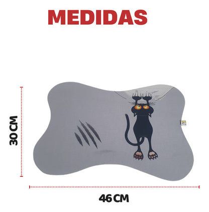 Tapete Comedouro Pet Americano Para Tigelas Cachorro Gato