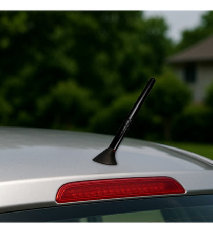 Antena De Teto Para Carro Haste Alumínio Anodizado Tuning