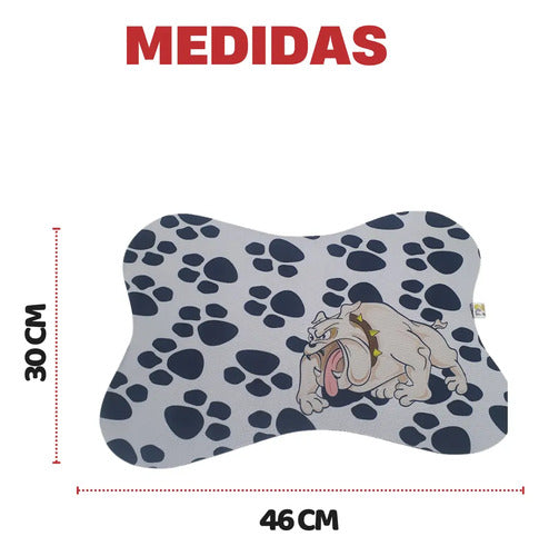Tapete Comedouro Pet Americano Para Tigelas Cachorro Gato