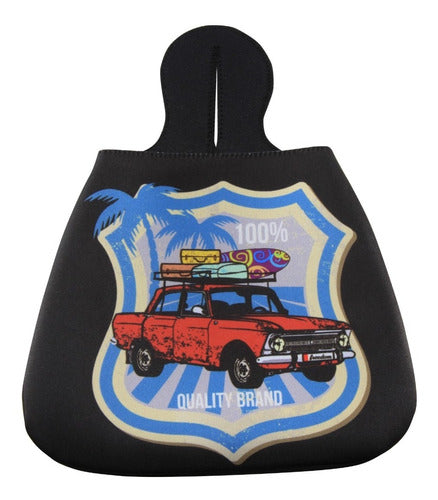 Lixeira De Carro Auto Em Neoprene  Várias Estampas - Lixocar