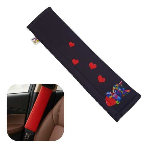 Protetor Cinto De Segurança Para Carro 2 Un Neoprene Capa