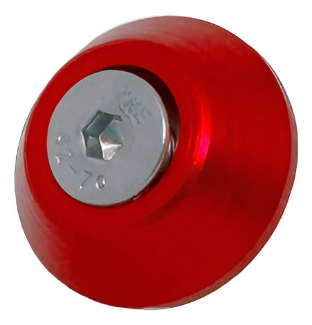 Trava De Para-choque Chapa Prata - Vermelho (decorativa)