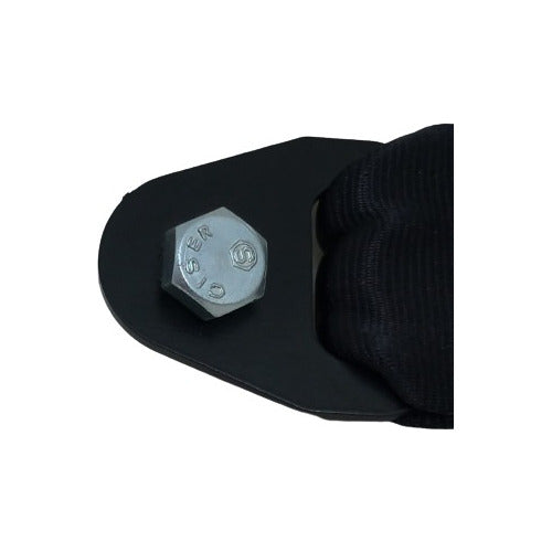 Tow Strap Hook Cinta Reboque Engate Parafusado - Preto