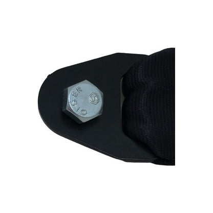 Tow Strap Hook Cinta Reboque Engate Parafusado - Preto