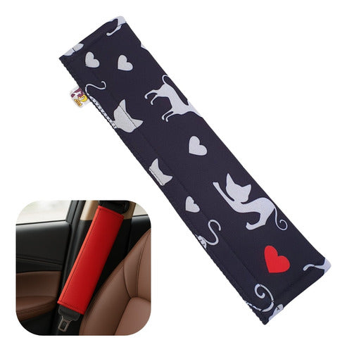 Protetor Cinto De Segurança Para Carro 2 Un Neoprene Capa