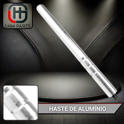 Antena De Teto Para Carro Haste Alumínio Anodizado Tuning