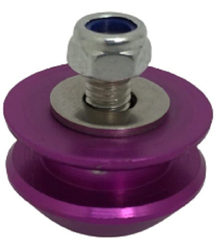 Trava De Para-choque Anilha  Quick Realease - Roxo